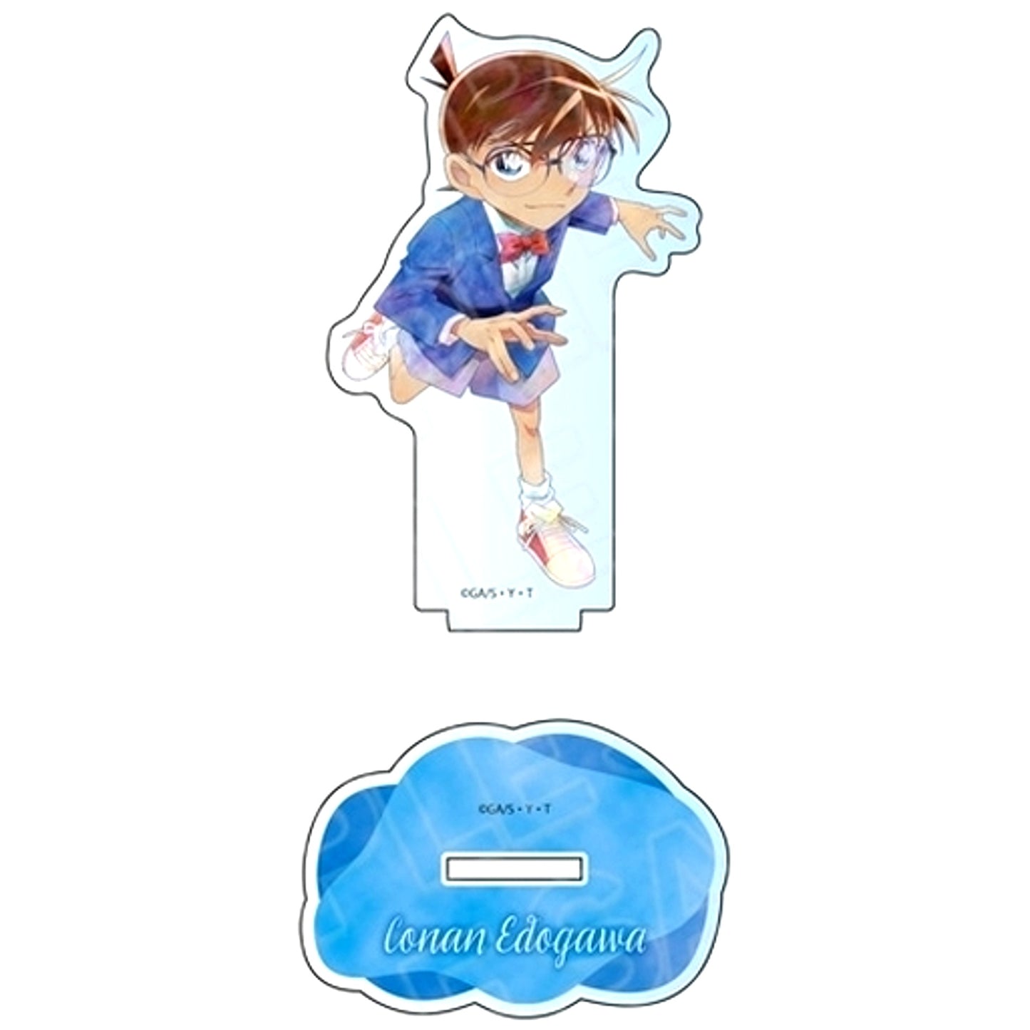Conan Edogawa Rain Ver. Detective Conan Pale Tone Series Acrylic Figure [USED]