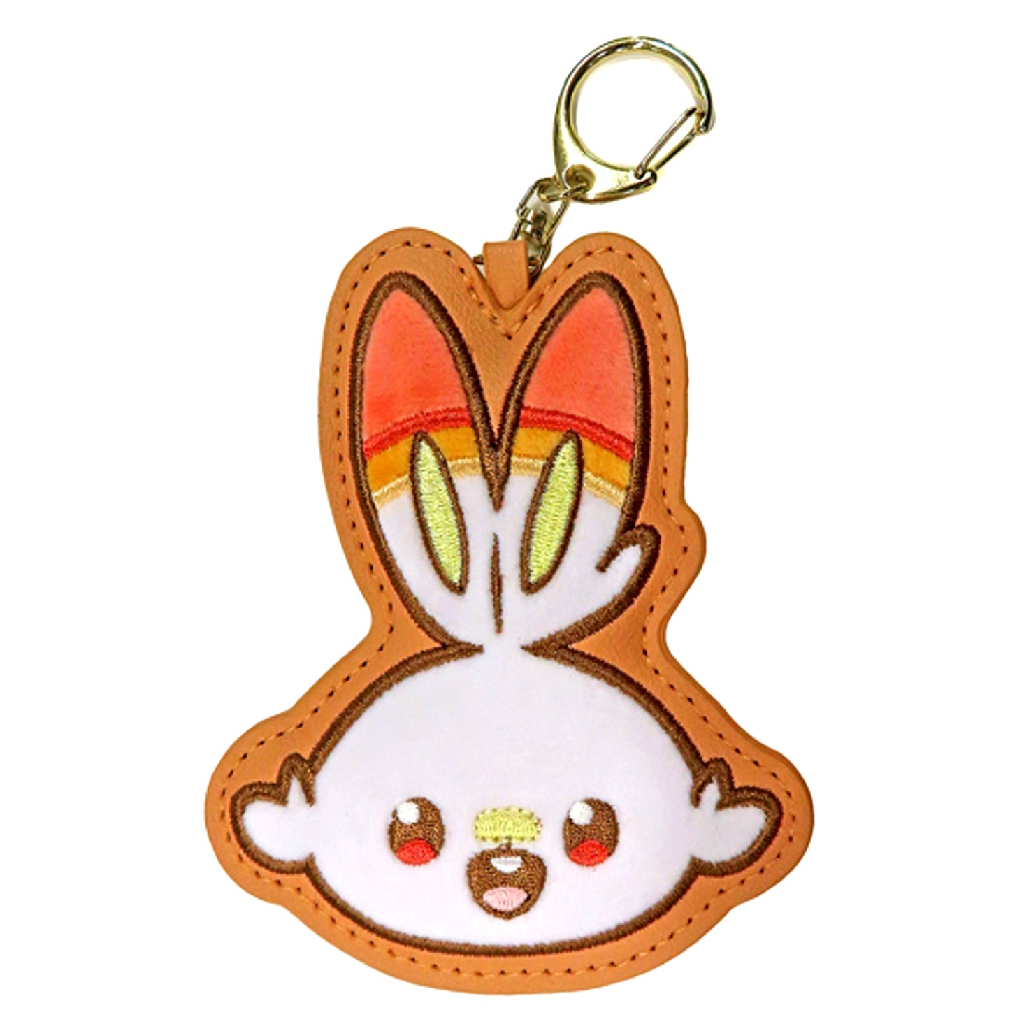 Scorbunny Pokemon Fluffy Keychain Pokepeace [USED]
