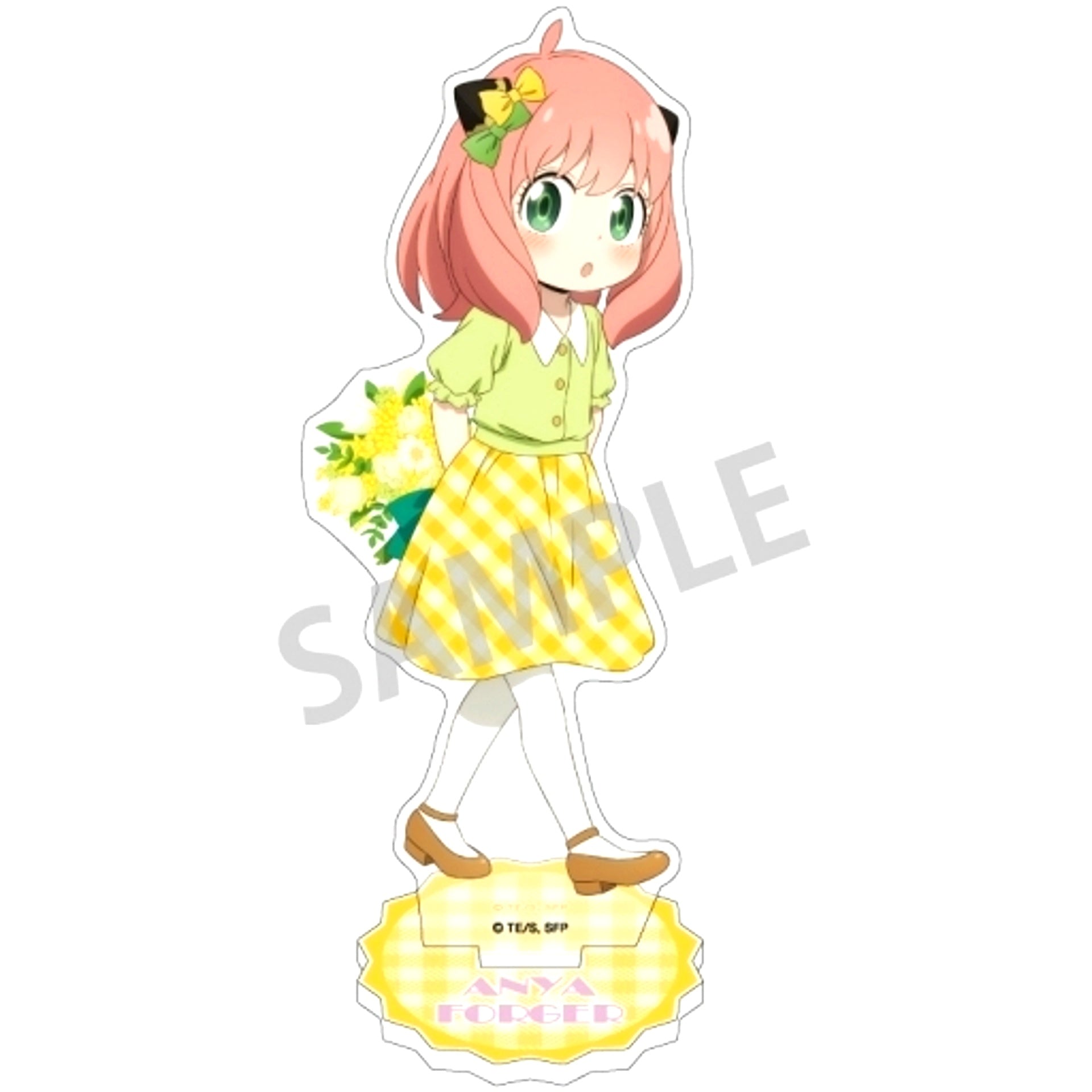 Anya Forger Plaid Skirt Spy x Family Fashion Show Acrylic Stand [USED]