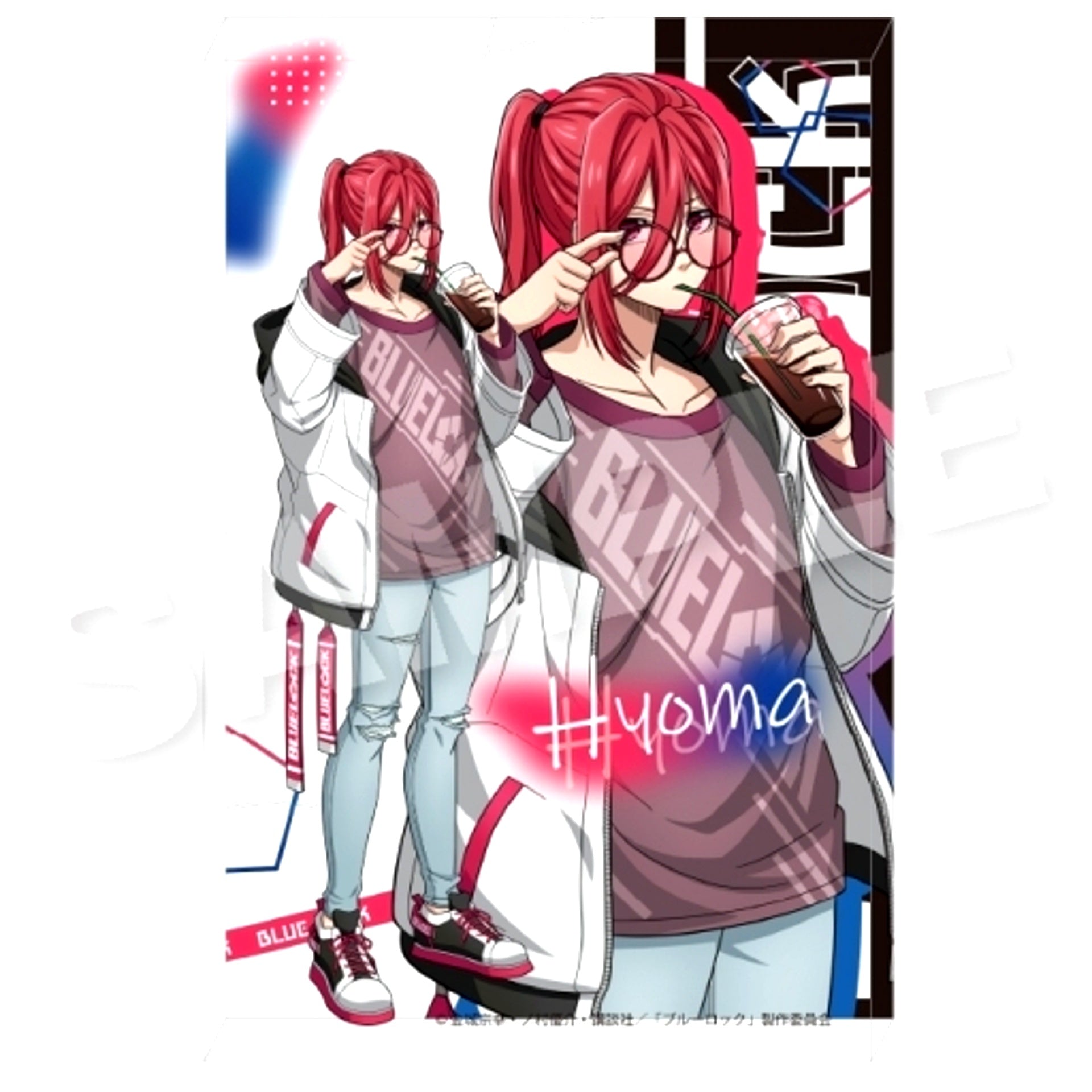 Hyoma Chigiri Tactical Ver. Acrylic Block Blue Lock [USED]