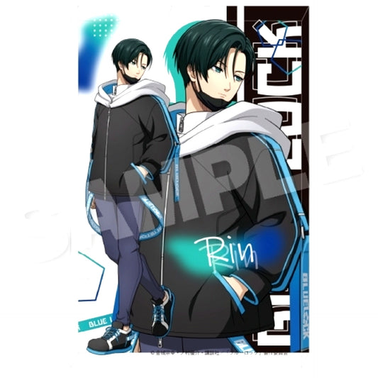 Rin Itoshi Tactical Ver. Acrylic Block Blue Lock [USED]