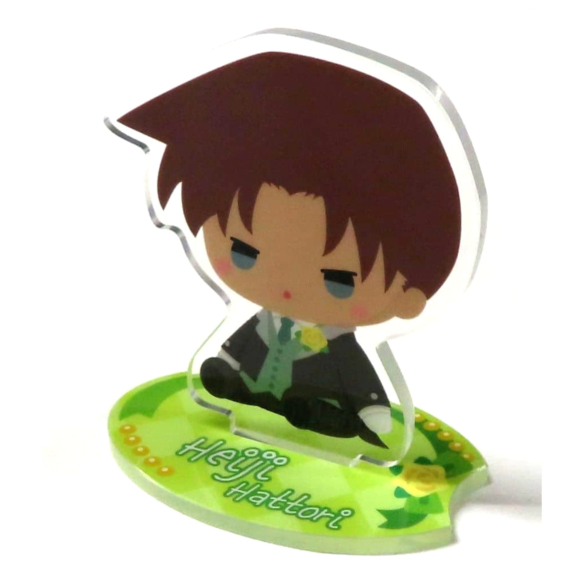 SEGA Lucky Kuji ONLINE Detective Conan White & Black Heiji Hattori Acrylic Stand Prize D-5 Acrylic Stands [USED]