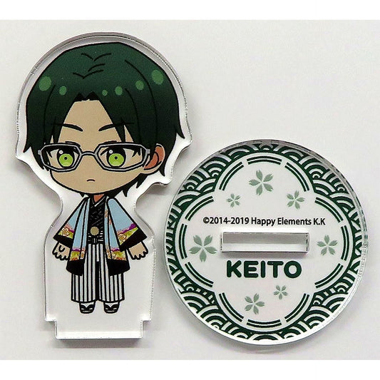 Keito Hasumi Mini Acrylic Stand B Ensemble Stars!! x KYOMAF [USED]