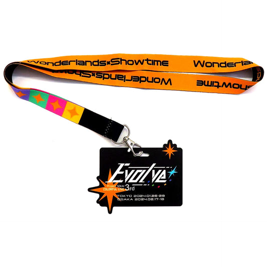 Wonderlands x Showtime Project SEKAI Colorful Stage! feat. Hatsune Miku COLORFUL LIVE 3rd Evolve Neck Strap with Replica Pass [USED]