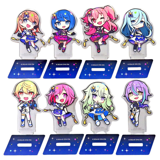 Hatsune Miku: Colorful Stage! Minori Hanasato & Others Mini Character Acrylic Stand Collection C Colorful Live 3rd Evolve Limited All 8 Types Set Acrylic Stands [USED]