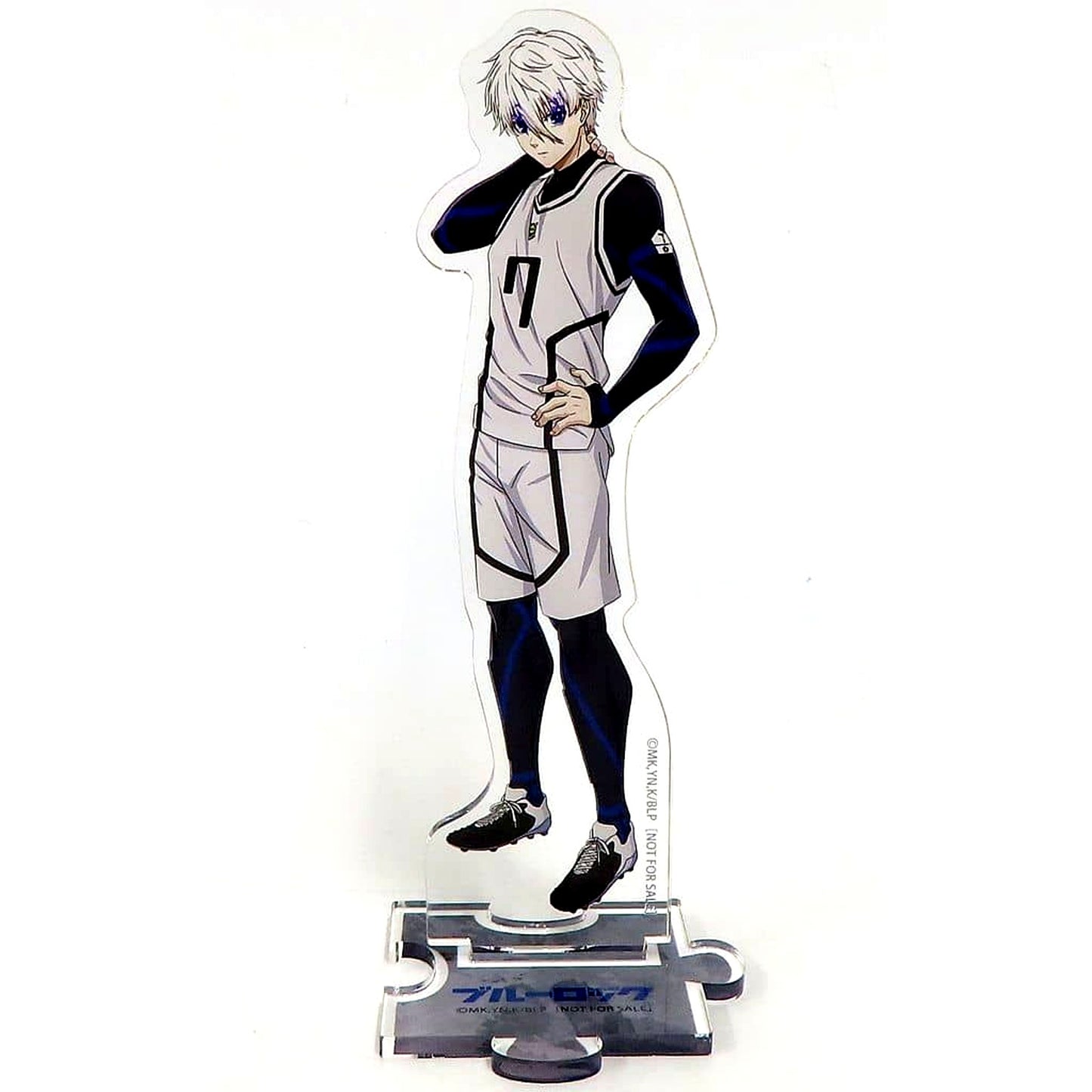 Seishiro Nagi Illustration Acrylic Stand Bonus for Blu-ray Blue Lock Special Limited Edition Animate All Volumes Bonus Single Item [USED]