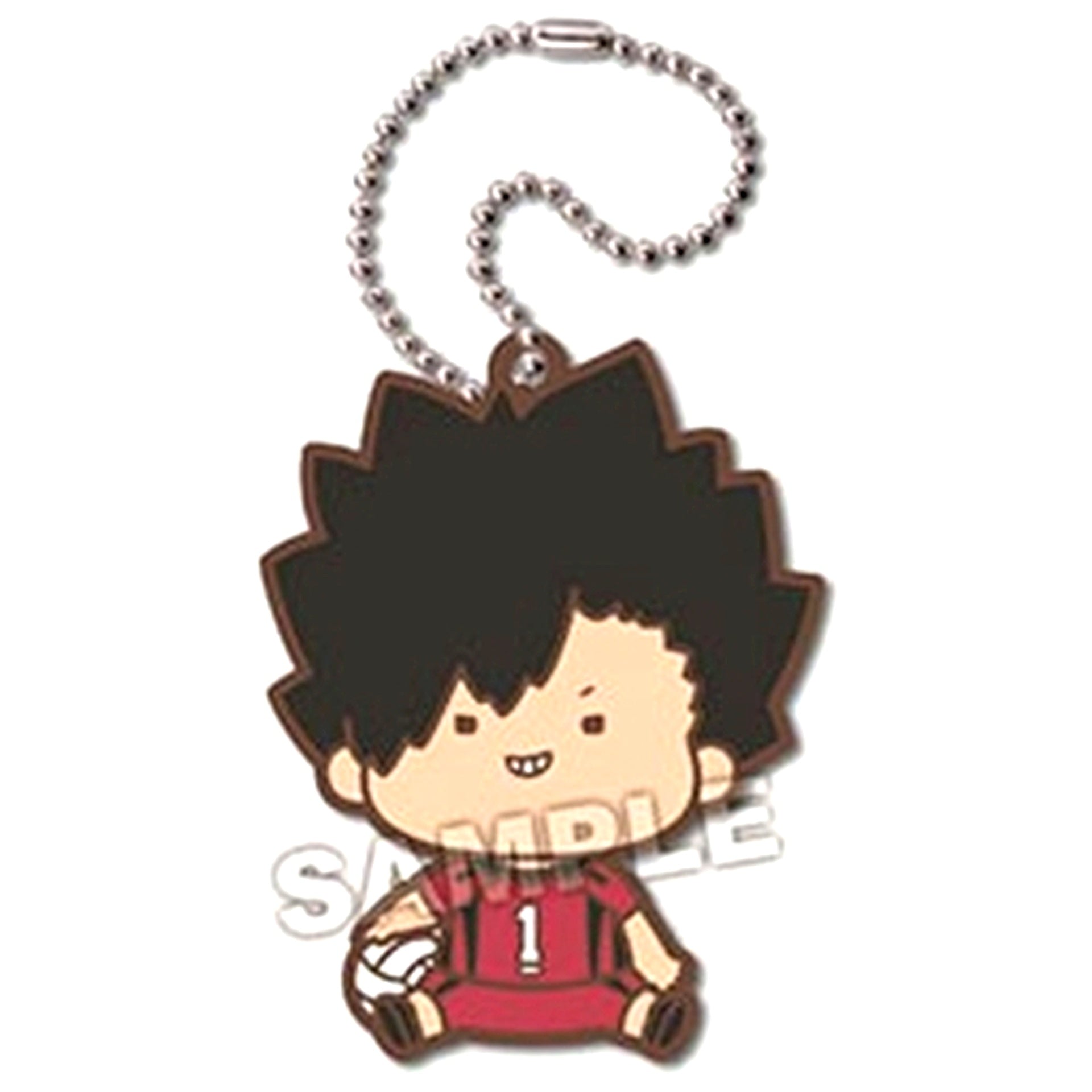 Tetsuro Kuroo Haikyu!! Chubby Chubby Rubber Keychain [USED]