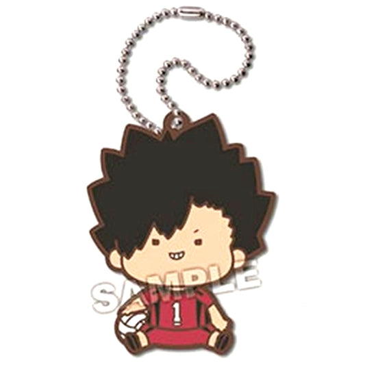 Tetsuro Kuroo Haikyu!! Chubby Chubby Rubber Keychain [USED]