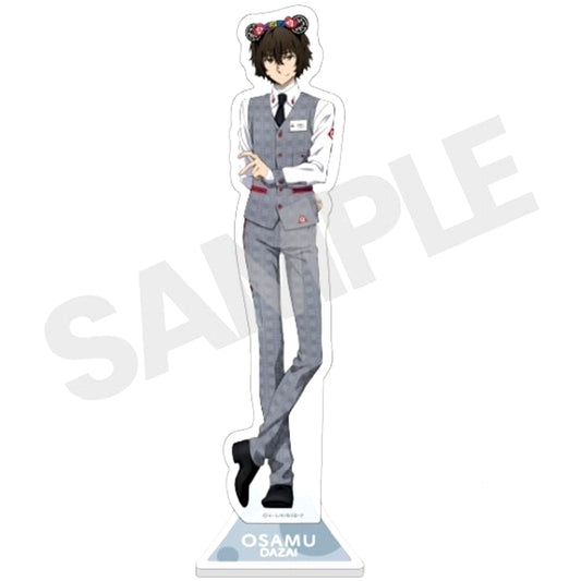 Osamu Dazai Bungo Stray Dogs in Fuji-Q Highland Illustration Acrylic Stand [USED]