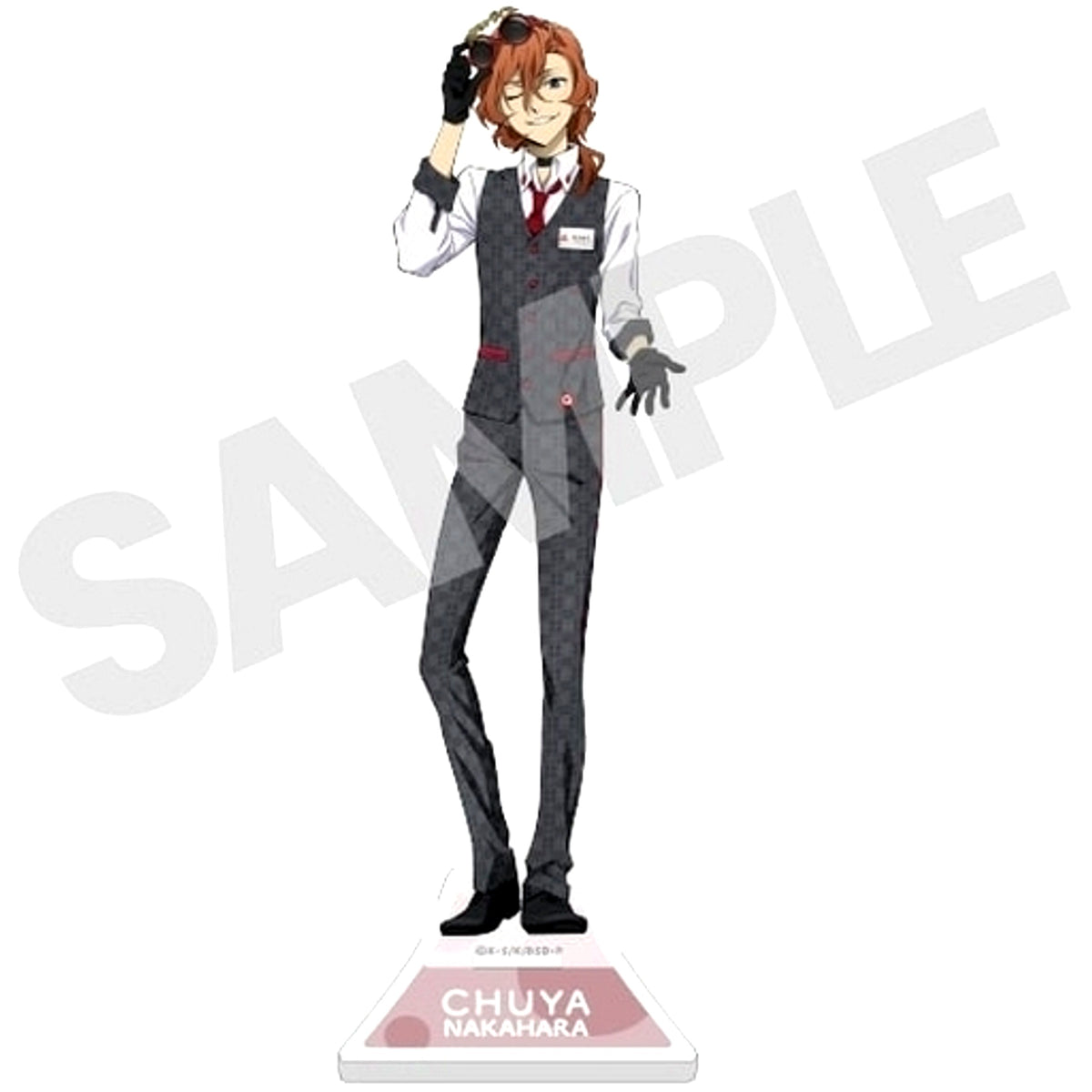 Chuya Nakahara Illustration Acrylic Stand Bungo Stray Dogs in Fuji-Q Highland [USED]