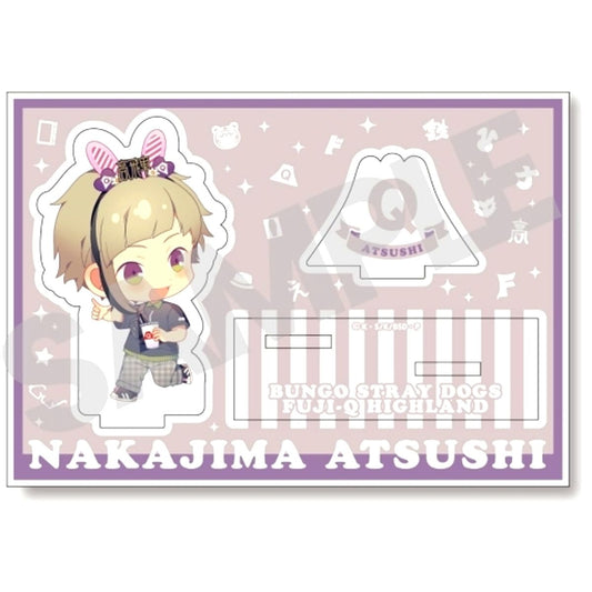 Atsushi Nakajima Chibi Character Acrylic Stand Bungo Stray Dogs in Fuji-Q Highland [USED]
