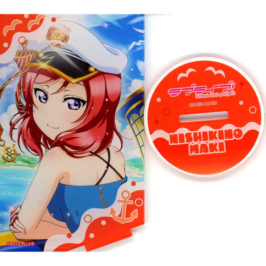 Maki Nishikino Card Style Acrylic Stand Muse Vol. 4 Love Live! Chara Pop Fes [USED]