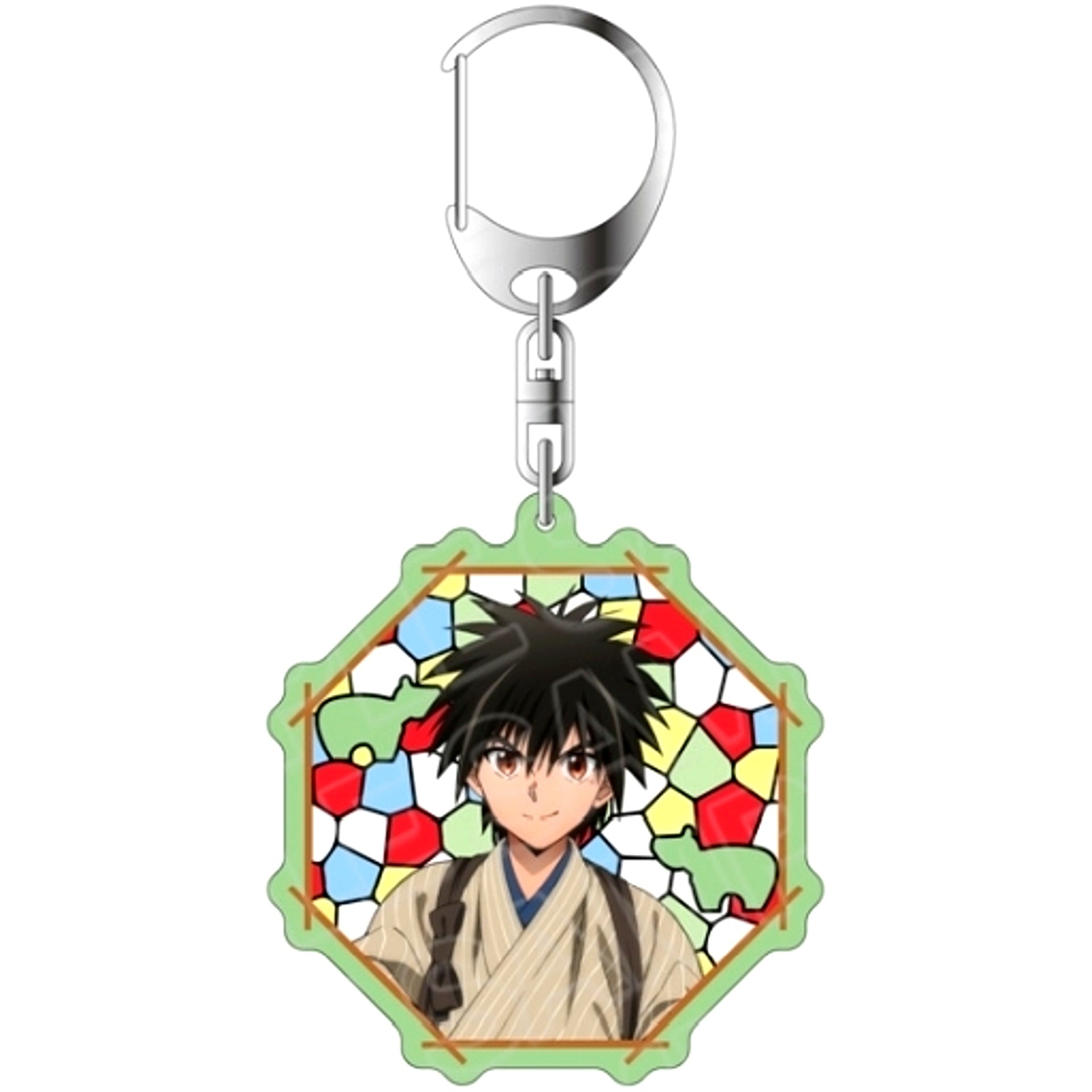 Yahiko Myojin Double-Sided Keychain Akabeko Ver. Rurouni Kenshin THE Chara CAFE [USED]