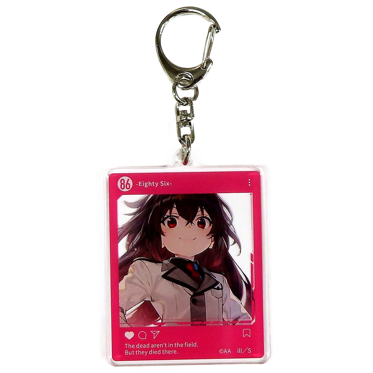 86 Frederica Rosenford Online Kuji Dengeki Bunko 30th Anniversary SNS Style Acrylic Keychain Kujibikido Limited Prize C-3 Keychains [USED]