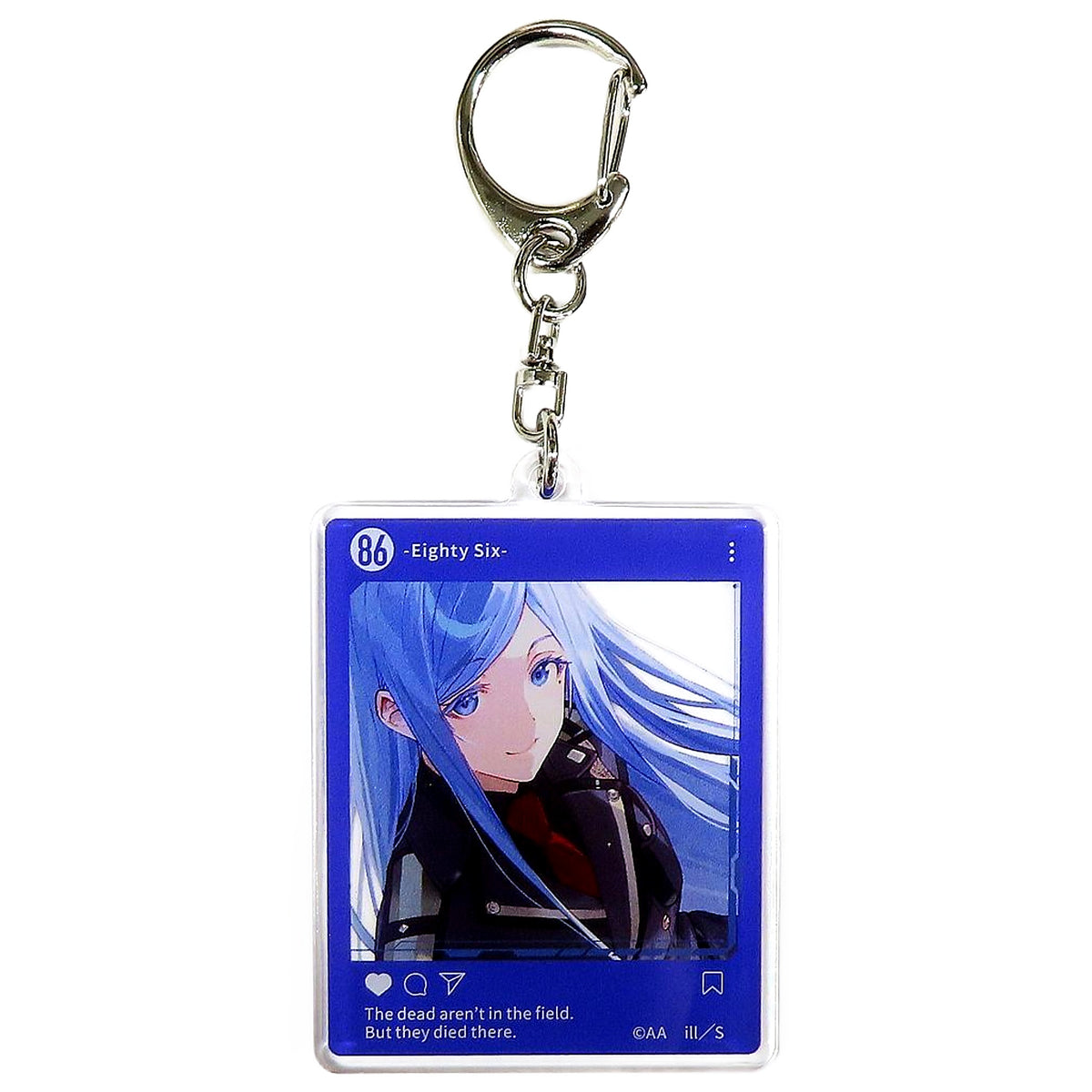 Anju Emma 86 Online Kuji Dengeki Bunko 30th Anniversary SNS Style Acrylic Keychain Kujibikido Limited Prize C-6 [USED]