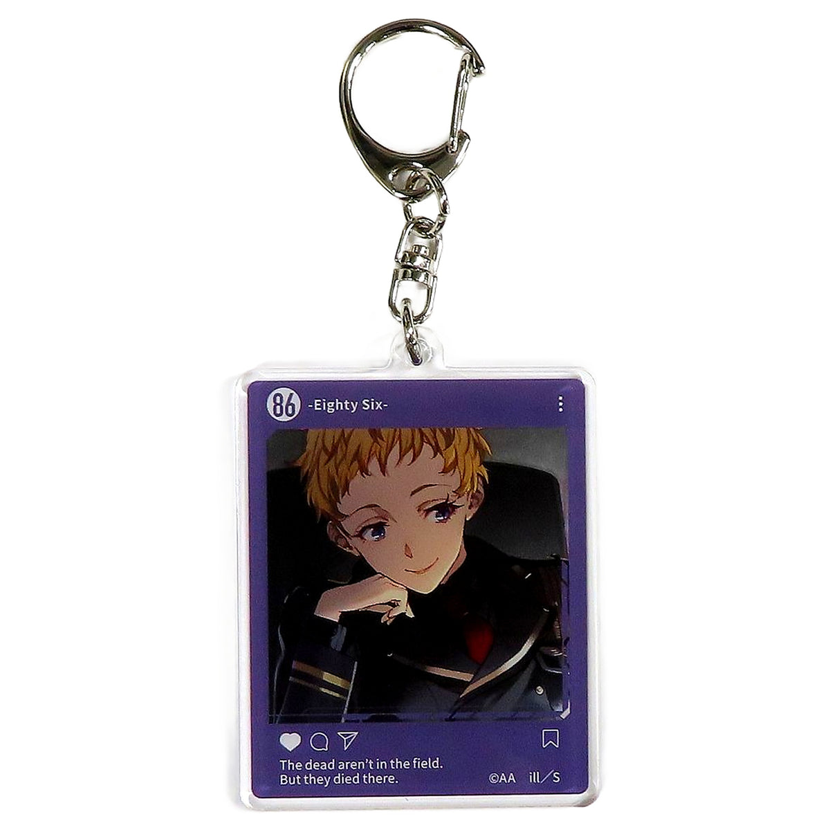 86 Grethe Wenzel Online Kuji Dengeki Bunko 30th Anniversary SNS Style Acrylic Keychain Kujibikido Limited Prize C-8 Keychains [USED]
