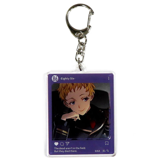 86 Grethe Wenzel Online Kuji Dengeki Bunko 30th Anniversary SNS Style Acrylic Keychain Kujibikido Limited Prize C-8 Keychains [USED]