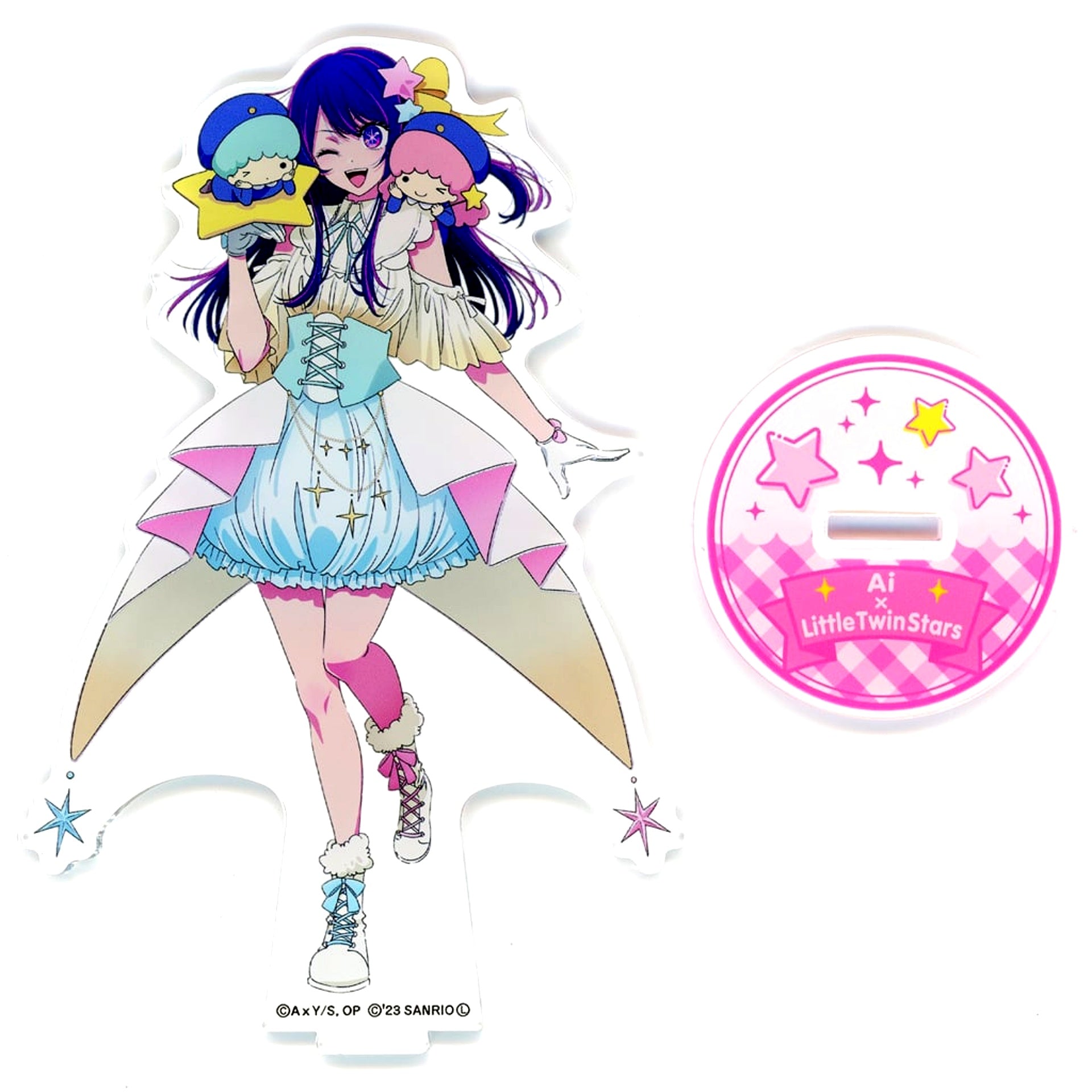 Ai Hoshino x Little Twin Stars Prize B-1 Oshi no Ko x Sanrio Characters Online Kuji Acrylic Stand Figure Kujibikido [USED]
