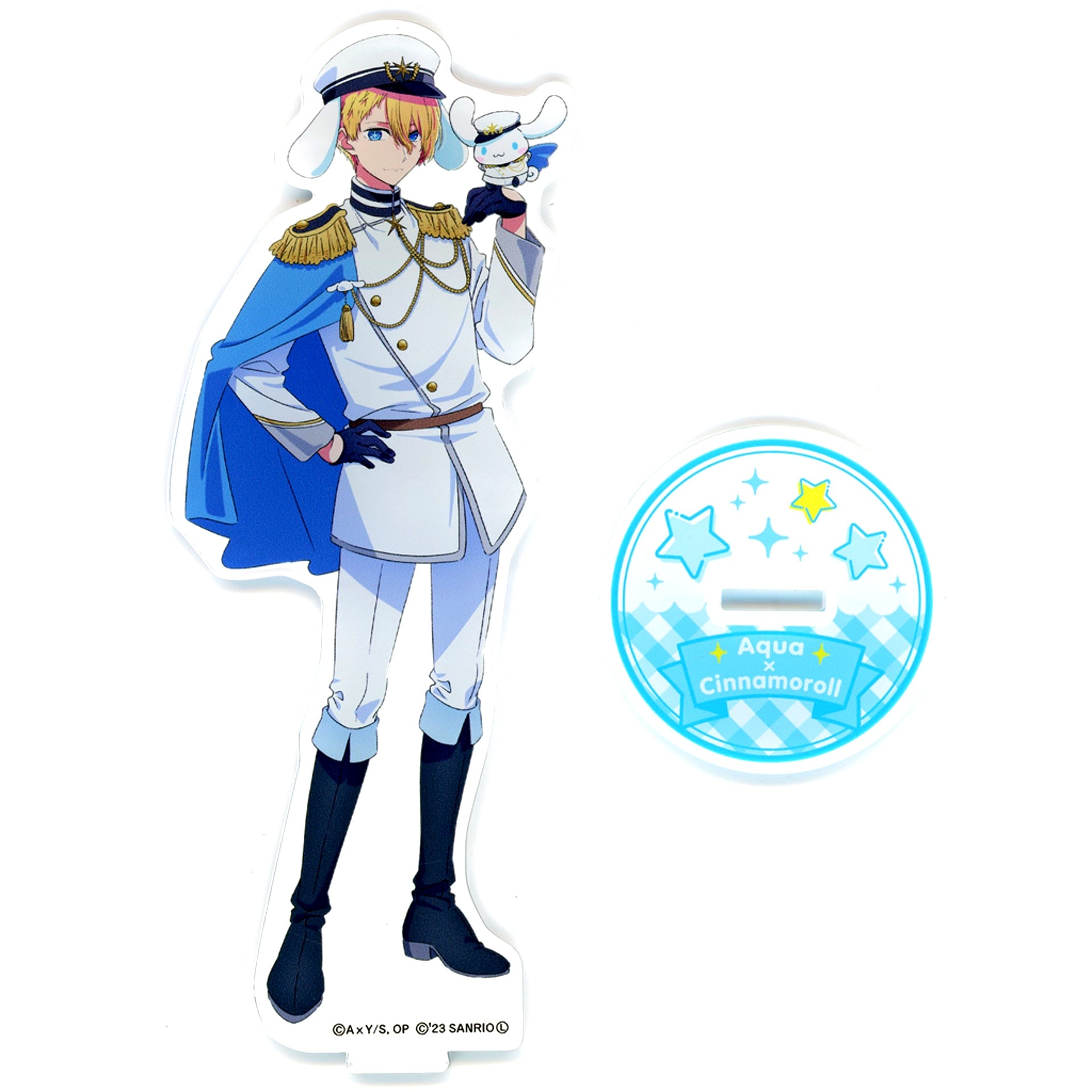 Aqua Hoshino x Cinnamoroll Prize B-2 Acrylic Stand Figure Kujibikido Oshi no Ko x Sanrio Characters Online Kuji [USED]