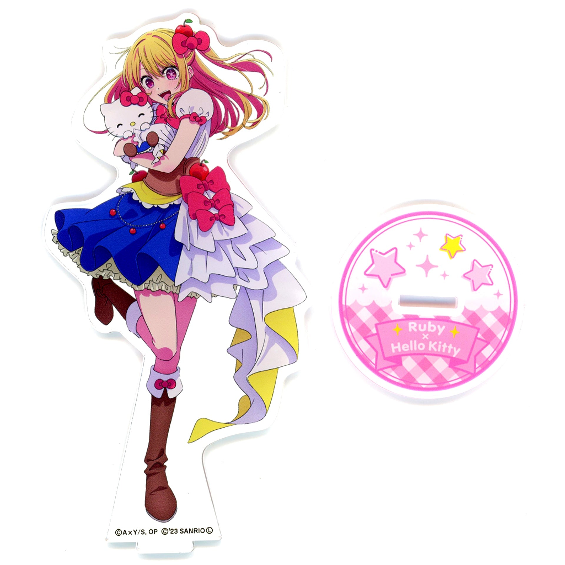 Ruby Hoshino x Hello Kitty Prize B-3 Oshi no Ko x Sanrio Characters Online Kuji Acrylic Stand Figure Kujibikido [USED]