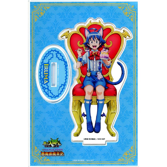 Iruma Suzuki S Prize Acrylic Stand Welcome to Demon School! Iruma-kun in Namjatown Devil-Class Tea Party Minigame Familiar Summoning Ritual [USED]