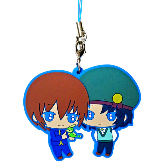 Kira Yamato & Athrun Zala Childhood Mobile Suit Gundam SEED Capsule Rubber Mascot [USED]