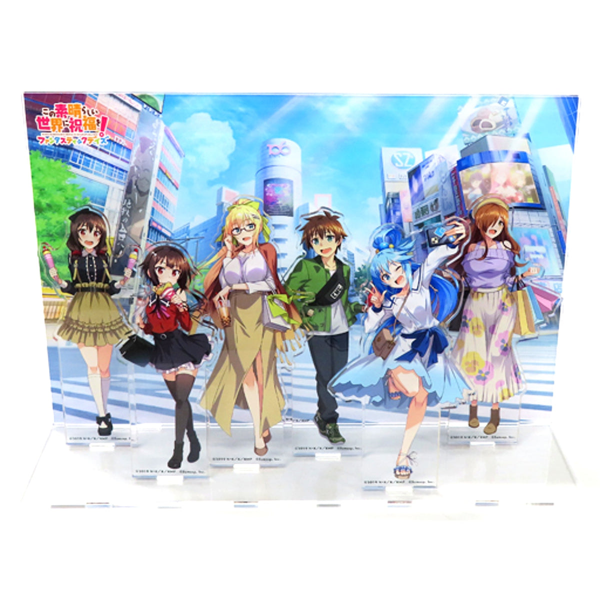 Group KonoSuba: Fantastic Days Diorama Acrylic Stand Set 3rd Anniversary [USED]
