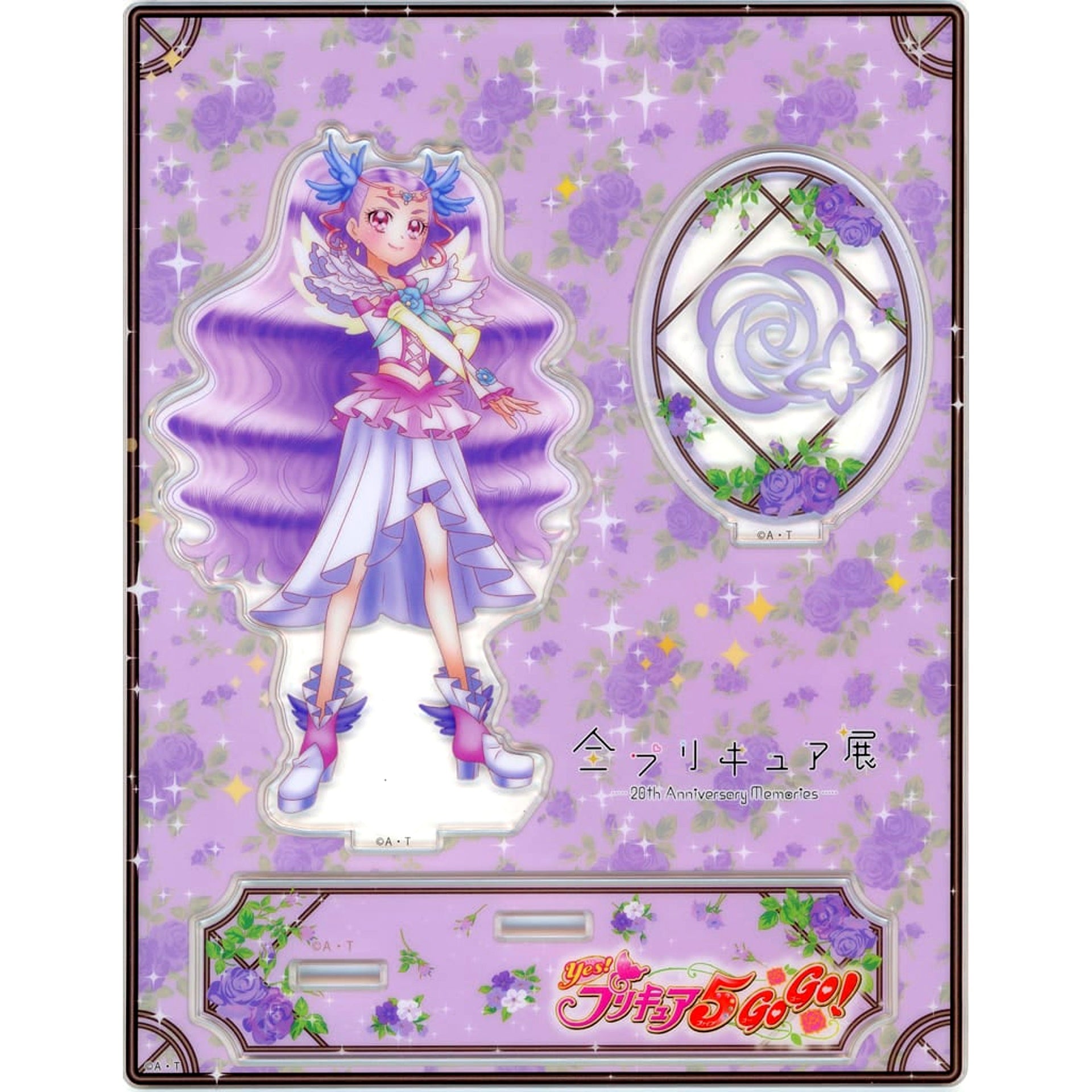 Milky Rose Pretty Cure Acrylic Stand All Pretty Cure Exhibition 20th Anniversary Memories [USED]