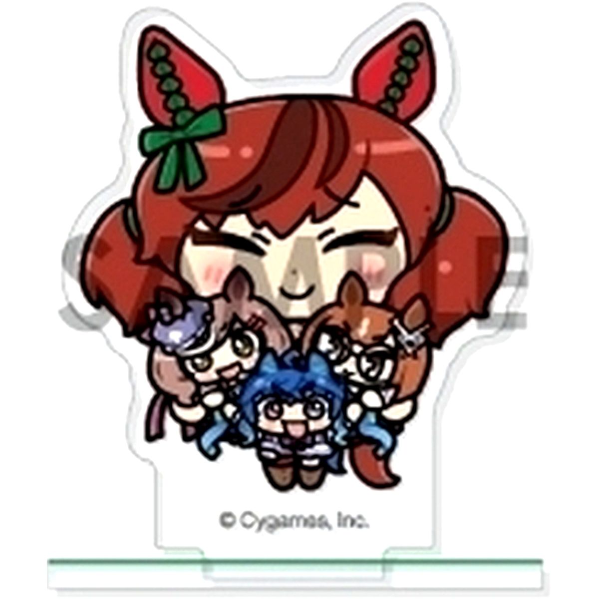 No.6 Nice Nature, Machikanetannhauser, Ikuno Dictus, Twin Turbo Umamusume: Pretty Derby Trading Acrylic Stand Vol.1 with Plush [USED]