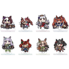 Umamusume: Pretty Derby Special Week & Others All 8 Types Set Trading Acrylic Stand With Plush Vol.1 Acrylic Stands [USED]