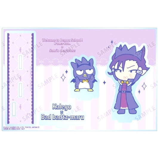 Kalego Naberius x Badtz-Maru BIG Acrylic Stand with Parts Welcome to Demon School! Iruma-kun x Sanrio Characters [USED]