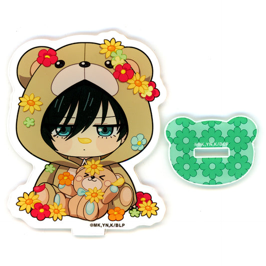 Rin Itoshi Blue Lock x CHARACHA in FavoteriA Flower Bear Ver. Trading Acrylic Stand [USED]