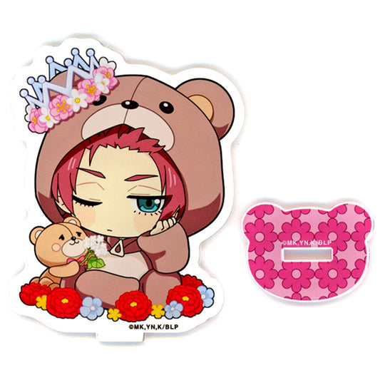 Sae Itoshi Blue Lock x CHARACHA in FavoteriA Trading Acrylic Stand Flower Bear Ver. [USED]