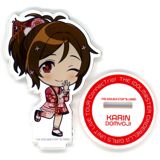 Karin Domyoji ConnecTrip! Ver. The Idolmaster Cinderella Girls Official Mini Acrylic Stand [USED]