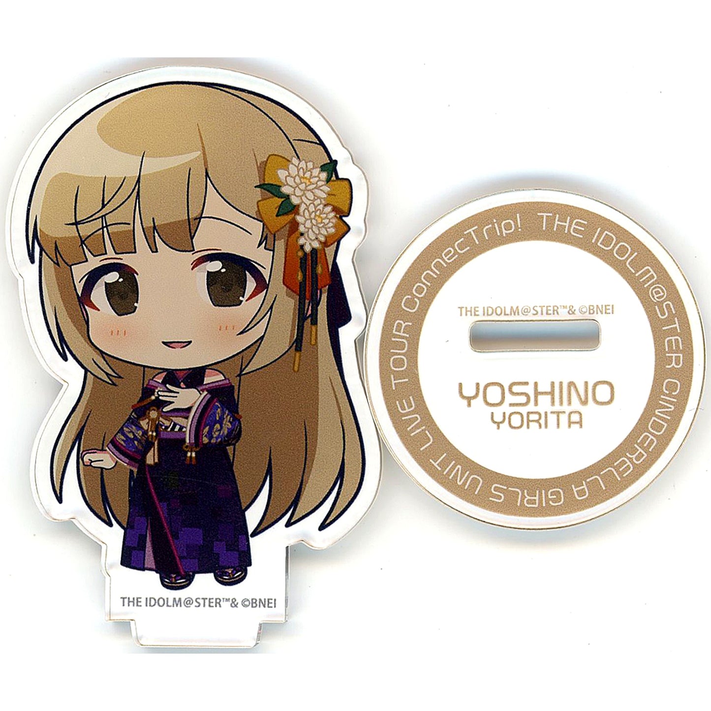 Yoshino Yorita ConnecTrip! Ver. Idolmaster Cinderella Girls Official Mini Acrylic Stand [USED]