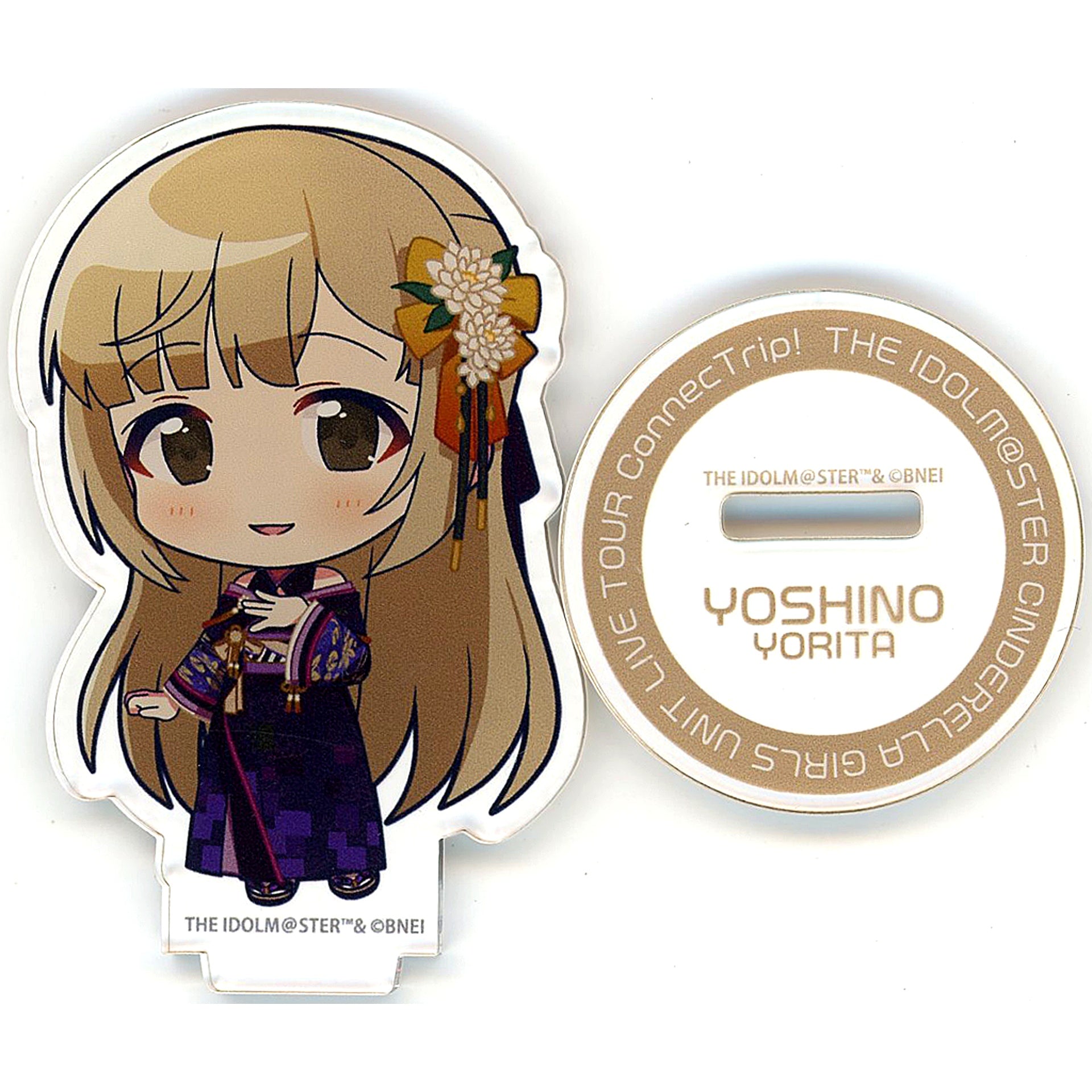 Yoshino Yorita ConnecTrip! Ver. Idolmaster Cinderella Girls Official Mini Acrylic Stand [USED]