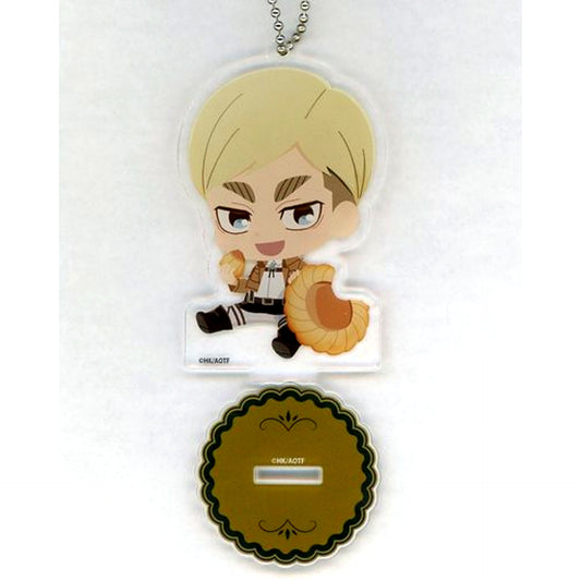 Erwin Smith Attack on Titan x Collabo Cafe Honpo LABO Acrylic Stand K/H Vol. 1 [USED]