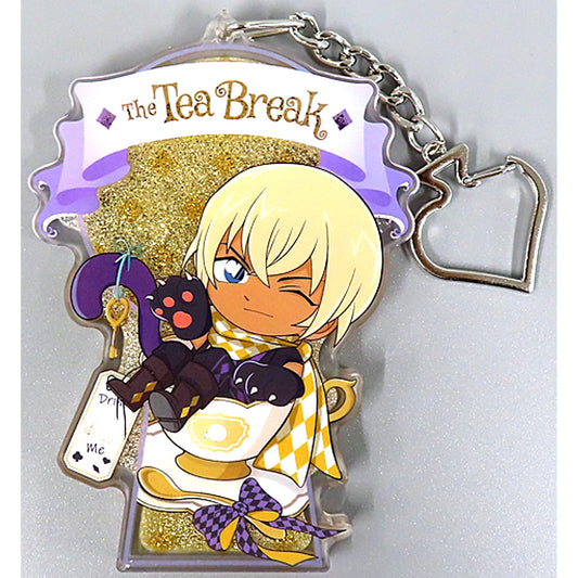Toru Amuro Detective Conan Alice and Tea Break Acrylic Keychain Conan Cafe Shanghai [USED]