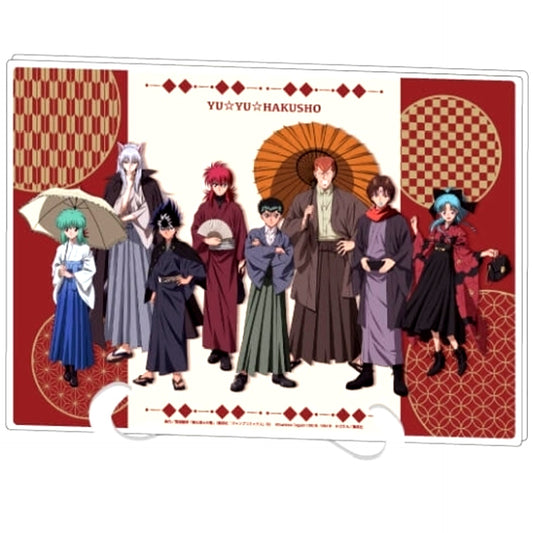Group 02. Alignment Design Japanese/Western Style Ver. Illustration Acrylic Art Board A5 Size Yu Yu Hakusho [USED]