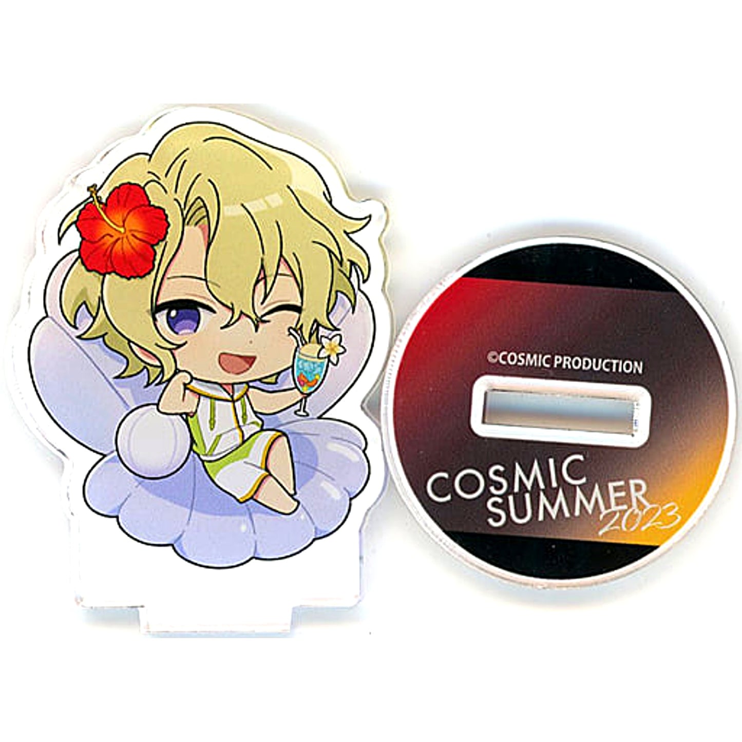 Hiyori Tomoe Ensemble Stars!! Mini Acrylic Stand COSMIC SUMMER 2023 Tokyo Summerland [USED]