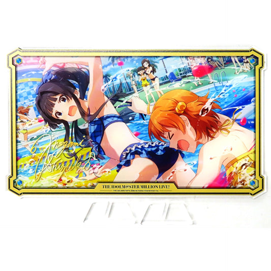 Shizuka Mogami THE IDOLM@STER MILLION LIVE! Acrylic Stand Thinking of the City Sky SSR Official Shop Lottery Kuji Prize A [USED]