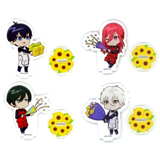 Group August Celebration Ver. Blue Lock x PRINCESS CAFE Birthday Acrylic Stand [USED]