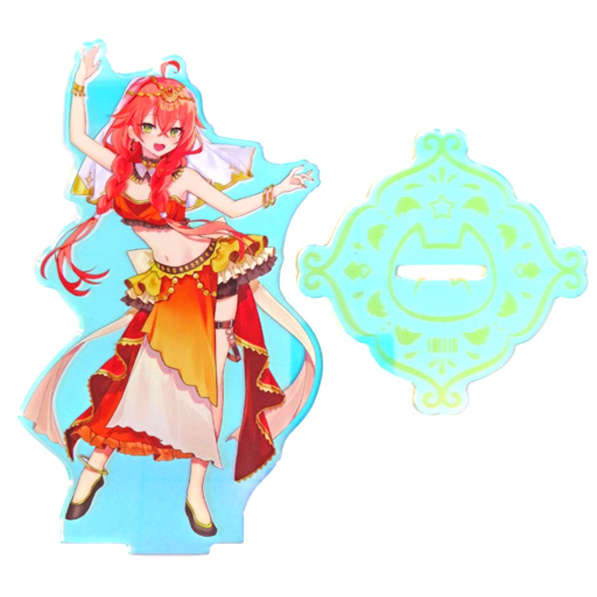 Shishido Akari Virtual YouTuber Nijisanji Aurora Acrylic Stand Belly Dance Style Goods [USED]