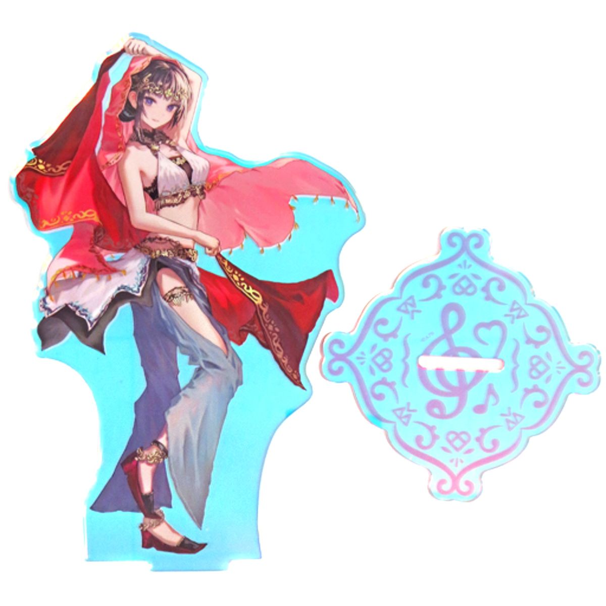Suzuka Utako Aurora Acrylic Stand Virtual YouTuber Nijisanji Belly Dance Style Goods [USED]