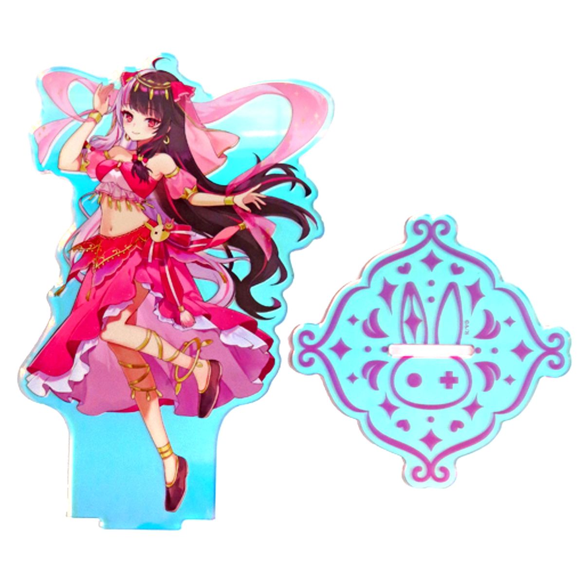 Yorumi Rena Aurora Acrylic Stand Virtual YouTuber Nijisanji Belly Dance Style Merchandise [USED]