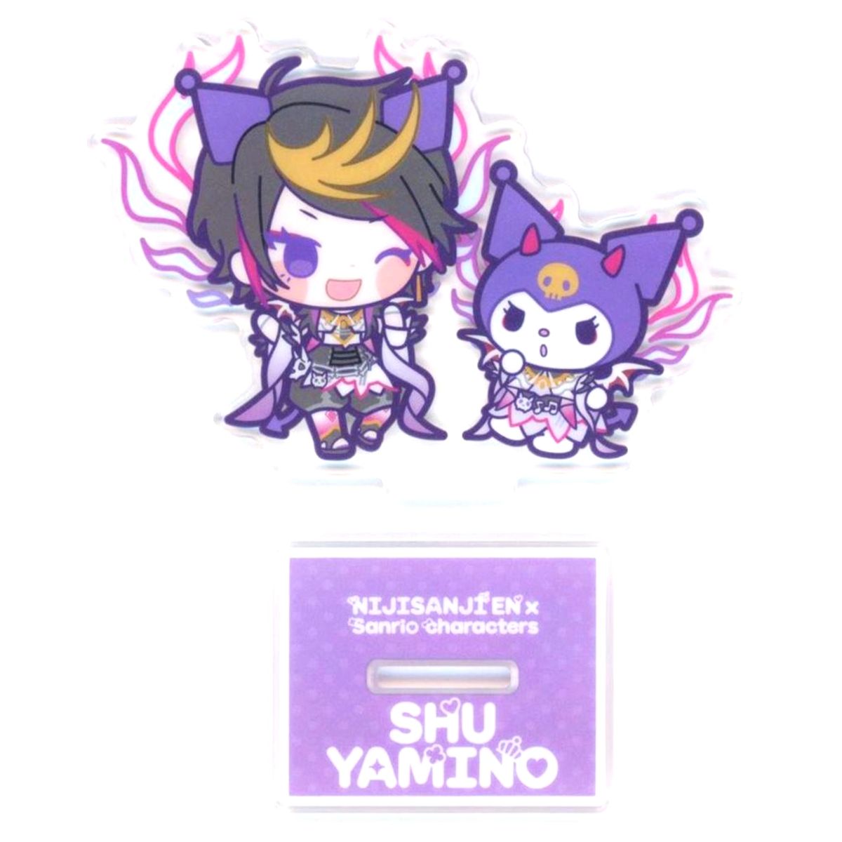 Shu Yamino x Kuromi Acrylic Stand Virtual YouTuber Nijisanji NIJISANJI EN x Sanrio characters [USED]