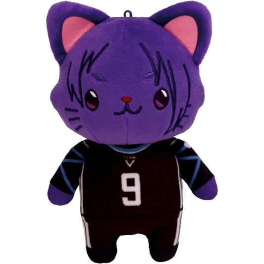 Reo Mikage Blue Lock Plush Keychain with Eye Mask withCAT [USED]