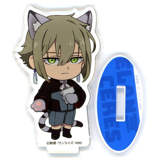 Elan Ceres Enhanced Person Number 4 Kemomimi Illustration Mobile Suit Gundam The Witch from Mercury Chara Pop Store Suletta and Miorine's Chatting Korokoro PON! Minigame B Prize Acrylic Stand [USED]