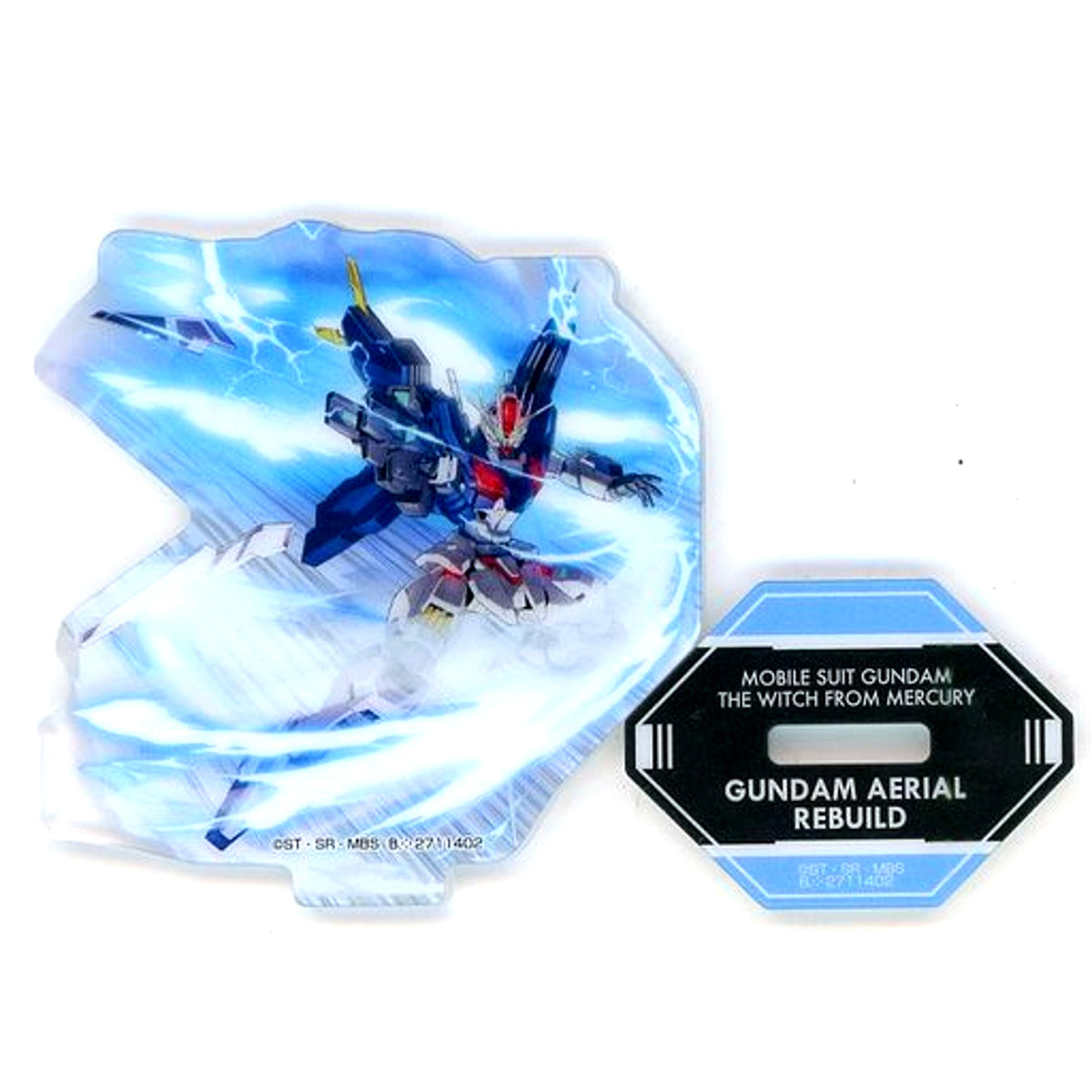 Gundam Aerial Rebuild Mobile Suit Gundam: The Witch from Mercury Acrylic Stand Bandai Namco Amusement Limited [USED]