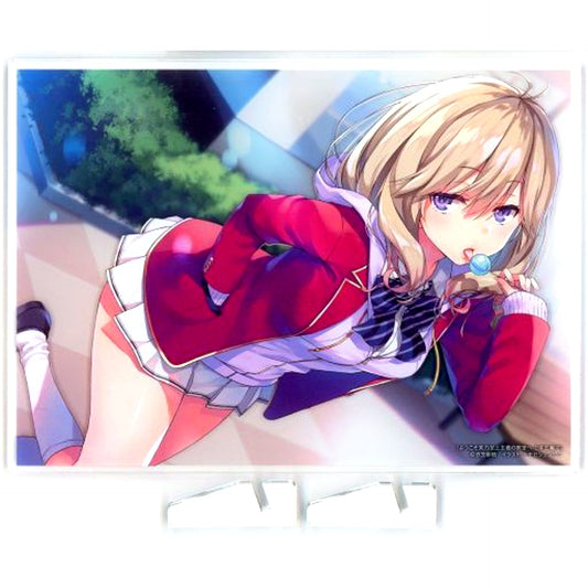 Sakurako Tsubaki Acrylic Plate Bonus for Classroom of the Elite 2nd Year Vol. 10 Animate Ltd Set [USED]